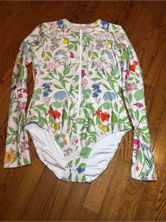 cover swim Other - Cover Floral Long-Sleeve One-Piece Swimsuit - XL